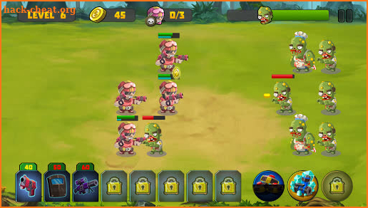 Zombie Strategy Survival Game screenshot