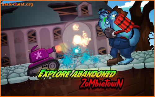 Zombie Survival Games: Pocket Tanks Battle screenshot