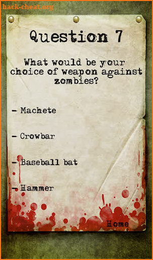 Zombie Survival Quiz screenshot