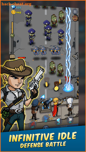 Zombie War: Idle Defense Game screenshot