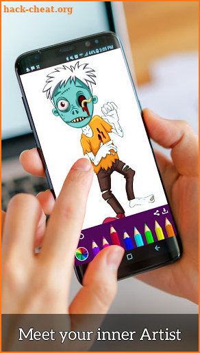 Zombie World - Pixie Coloring Book screenshot