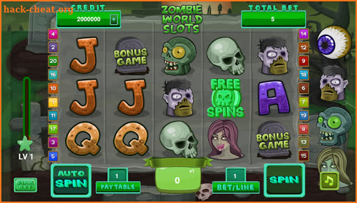 Zombie World Slots screenshot