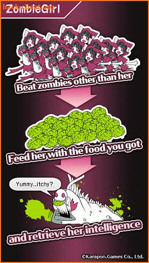 ZombieGirl-Zombie growing game screenshot