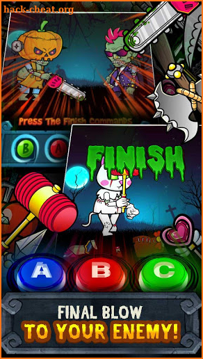 ZombiePoww: Real-time Action Puzzle Battle screenshot