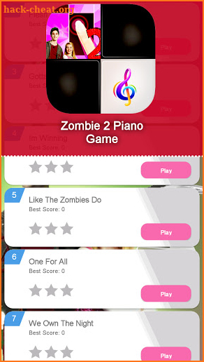Zombies 2 OST Piano Tiles screenshot