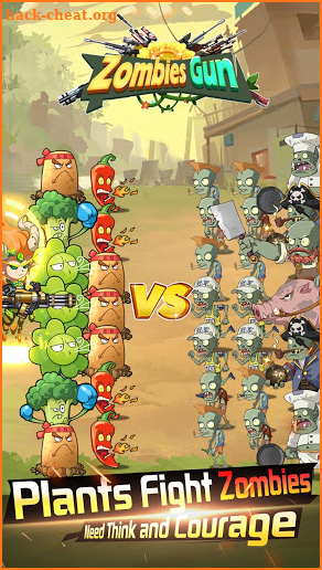 Zombies Gun - War Of Plants Evolution screenshot