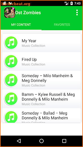ZOMBIES Songs Soundtrack + Lyrics screenshot