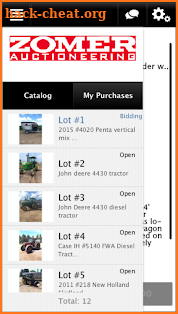 Zomer Auctioneering Live screenshot