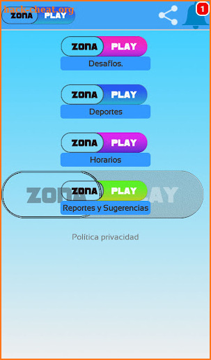 Zona Play TV screenshot