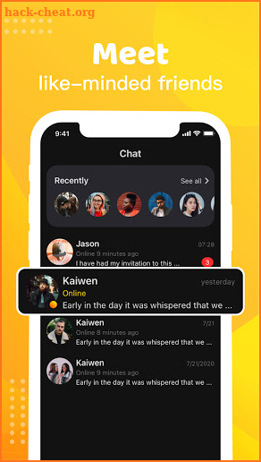 Zone-Chat while your coffee time screenshot