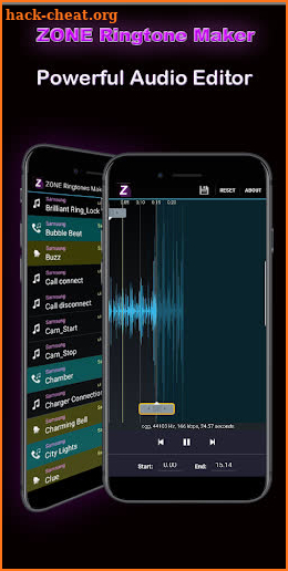 ZONE Ringtone Maker screenshot