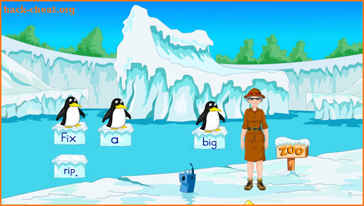 Zoo-phonics 14. The Penguin Pond Word Order Game screenshot