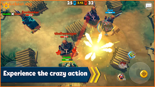 Zoo War: Tanked Guns 3v3 screenshot
