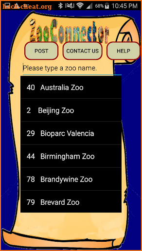 ZooConnector screenshot