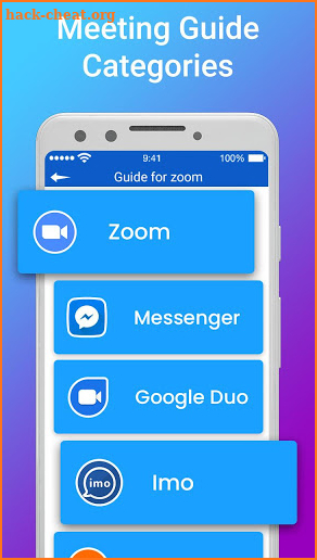 Zoom Cloud Meetings Guide for Video Calling screenshot