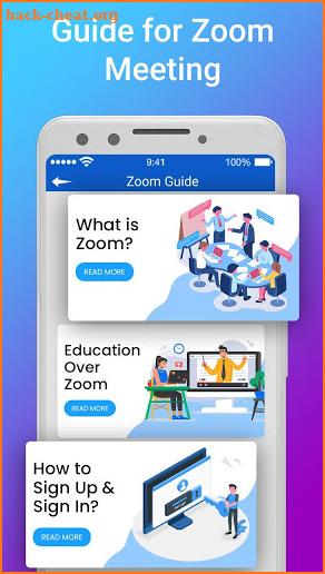 Zoom Cloud Meetings Guide for Video Calling screenshot