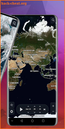 Zoom Earth - View LIVE weather satellite images screenshot