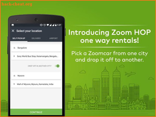 Zoomcar Self Drive Car Rental screenshot
