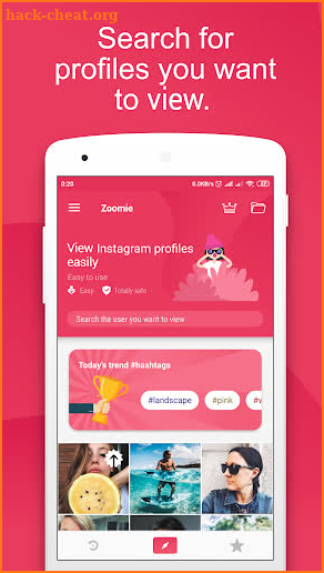 Zoomie for Instagram: Zoom DP, Download & Repost screenshot