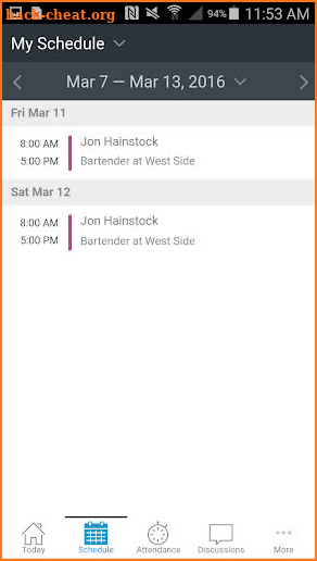 ZoomShift Employee Scheduling screenshot
