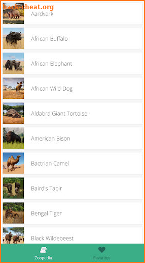 Zoopedia screenshot