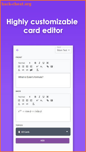 Zorbi: Spaced Repetition Flashcards screenshot