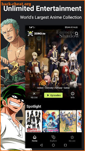 Zoro - Watch and Stream Anime screenshot