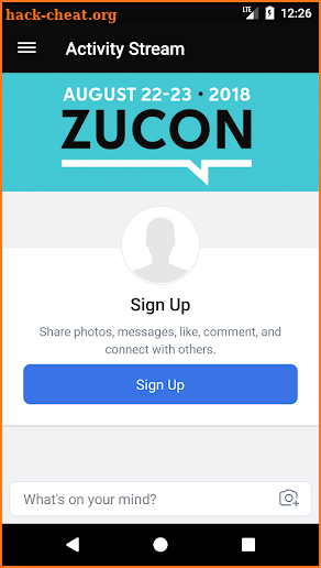 zuCon 2018 screenshot