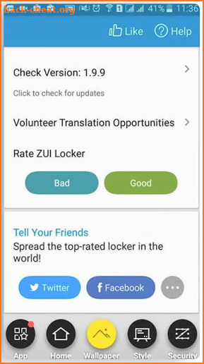 ZUI Locker-Elegant Lock Screen Tips screenshot