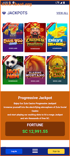 Zula Casino screenshot