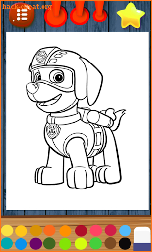 Zuma Puppy Patrol Coloring Book screenshot