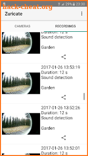Zuricate Video Surveillance screenshot