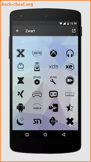Zwart - Black Icon Pack screenshot