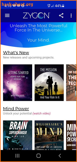 ZYGON | The Mind Power App screenshot