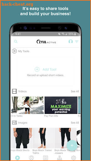 ZYIA Active screenshot