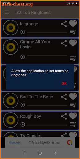 ZZ Top Ringtones screenshot