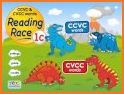 Reading Race 1a: CVC words related image