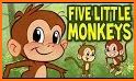 five little monkeys kids favorite rhyme song related image