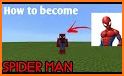 Spider Man Skin For Minecraft PE related image