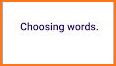 Choose words related image