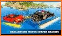 Police Monster Truck Gangster Chase Water Surfing related image