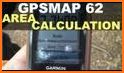 Area and distance measuring calculator & field map related image
