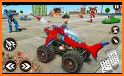 Monster Truck Robot Shark Attack – Car Robot Game related image