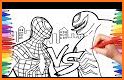 Coloring Spider Super Heroes related image