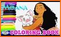 Moana Coloring Book related image