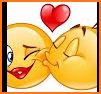 Heart Kiss GIF Stickers For WhatsApp related image