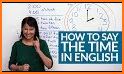 The time is - english related image