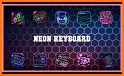 Neon Heart Wings Keyboard Theme related image