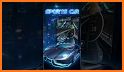 Neon Water Sports Car Keyboard Theme related image