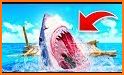 Survival Raft - Ocean Shark & Human Fall Survival related image